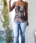 Y2K Activewear Animal Print Tank