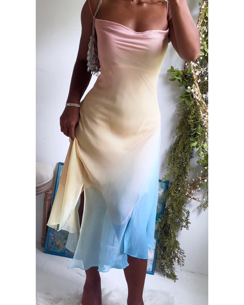 Y2K Pastel Ombre Fairy Dress