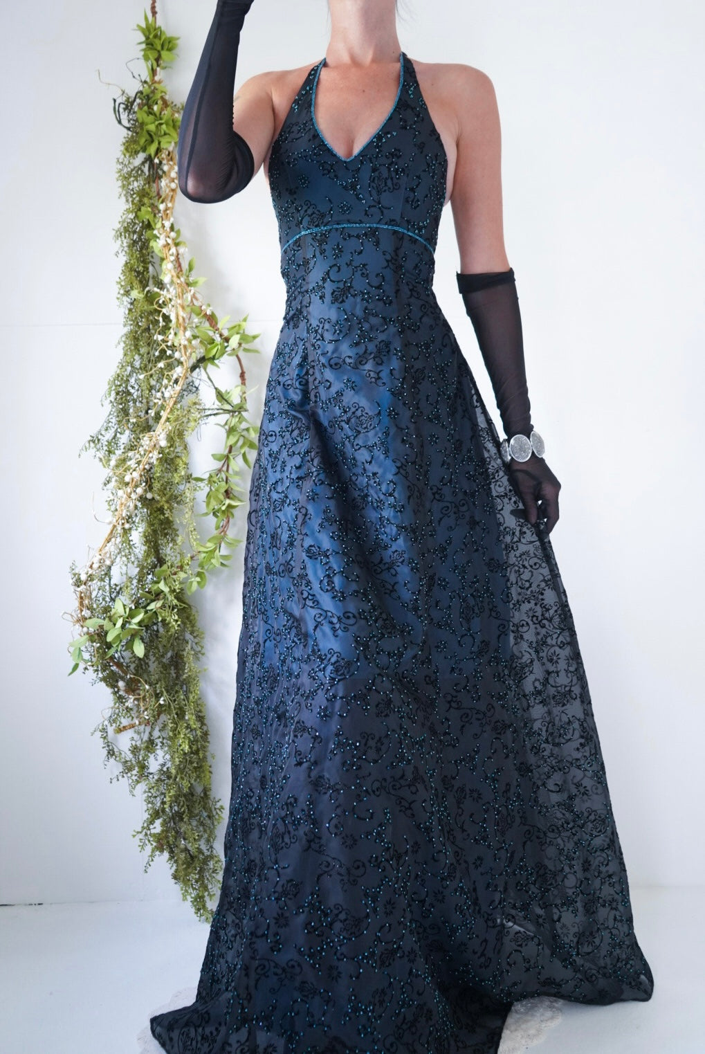 Original Beaded Starry Night Gown