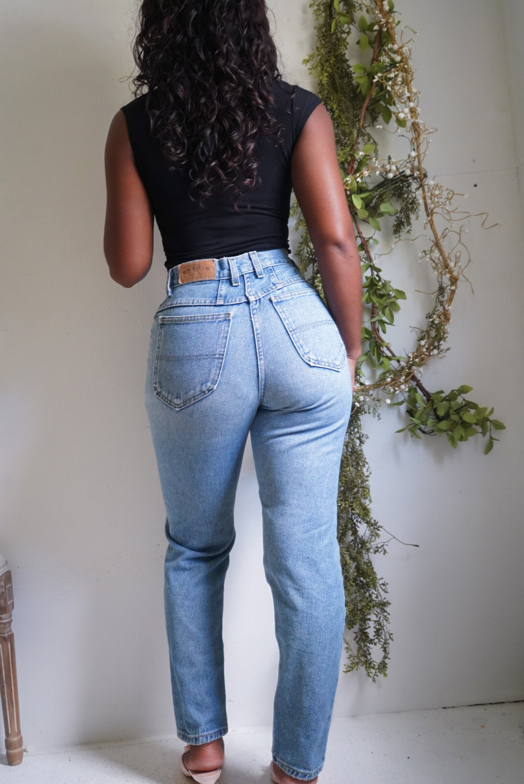90’s Light Wash Tapered Lee Rider Jeans (27)