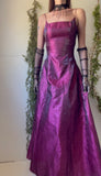 Vintage 90's iridescent glitter gown