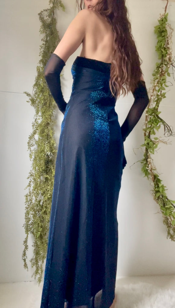 Vintage 90's Iridescent layered gown ￼