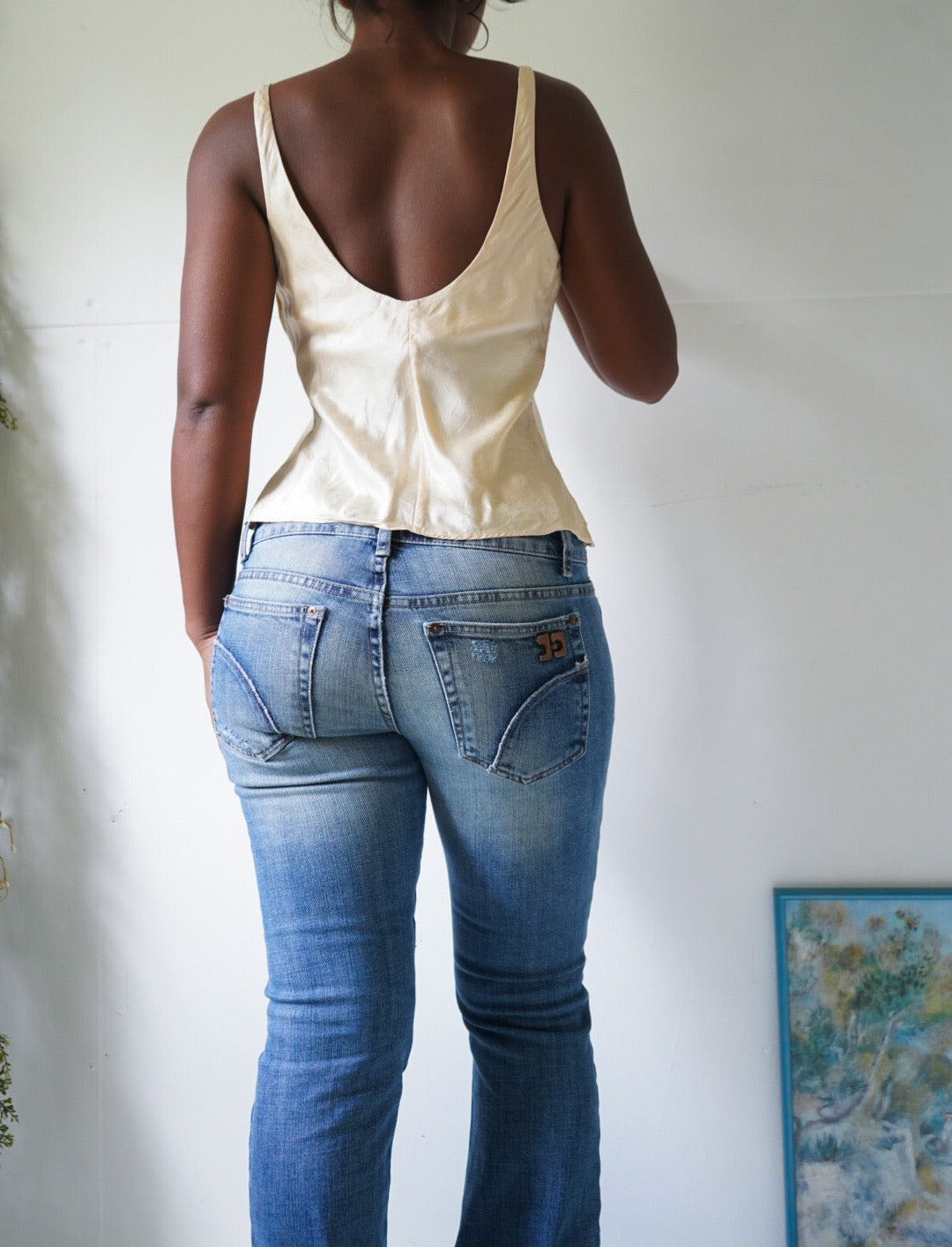 Rare Vintage 80’s Victoria’s Secret Silk Cream Cami
