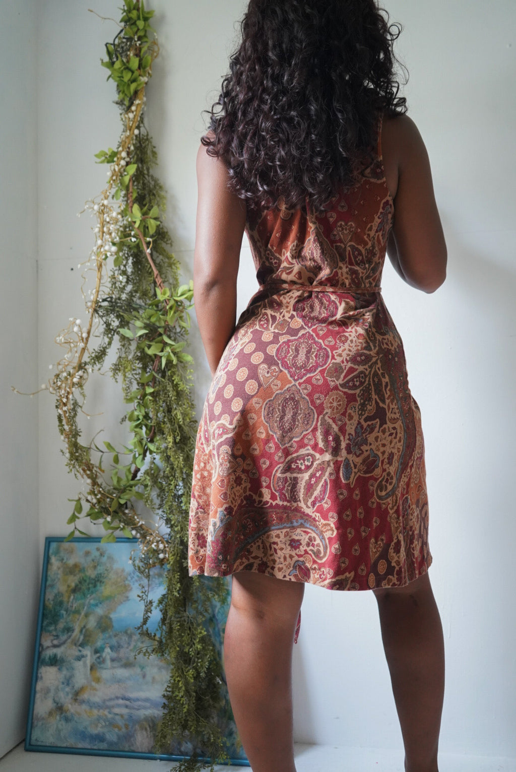 Y2K Patchwork Paisley Ralph Lauren Dress