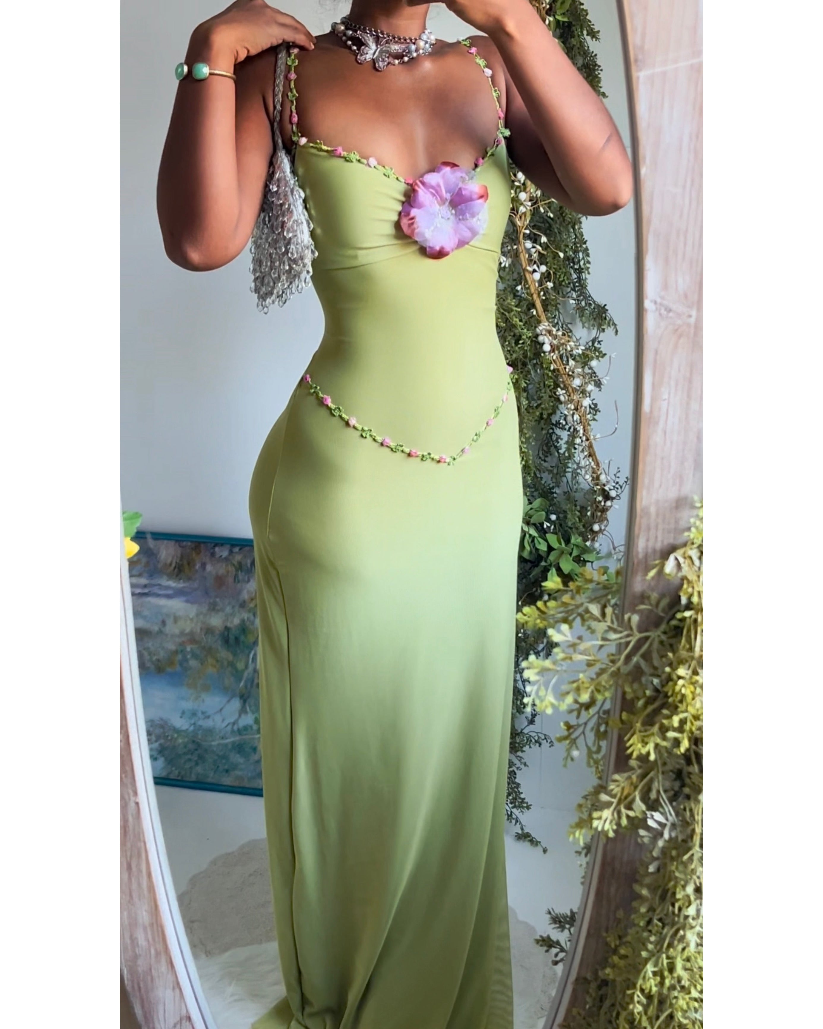 The Fern Gown (Handmade To Order)