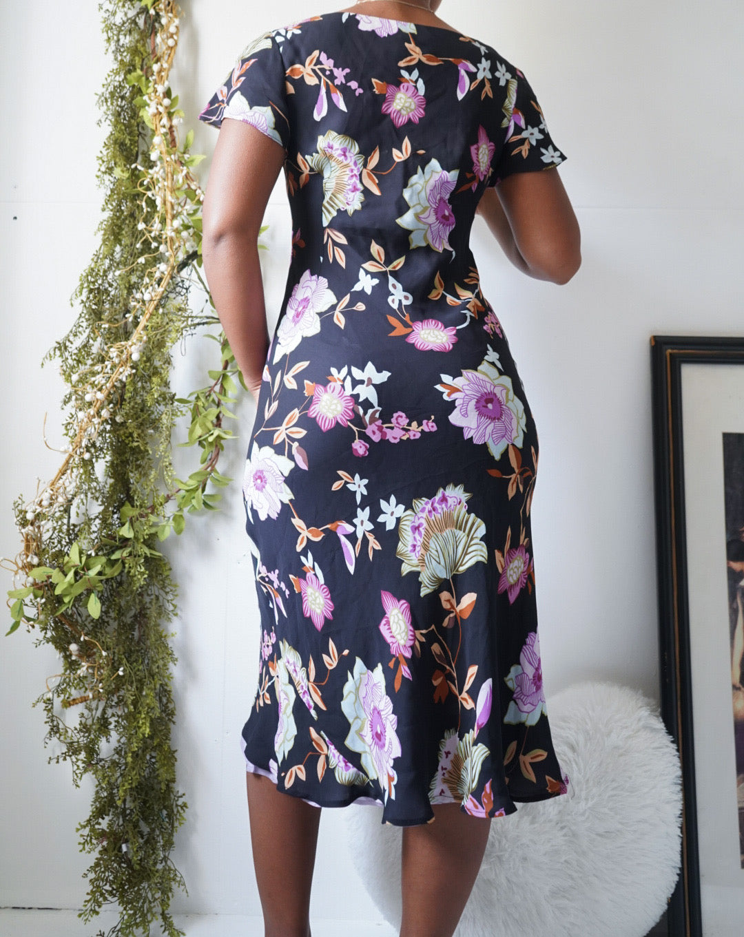 Y2K Staple Floral Midi Dress