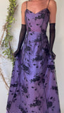 Vintage 90's layered floral gown