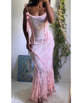 Rare Vintage Y2K Crushed Velvet 2 Piece Set
