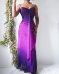 Vintage Y2K Purple Ombre Gown