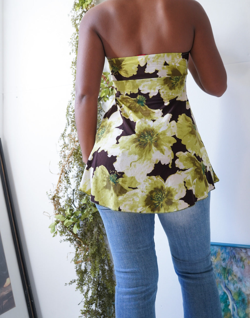 Floral Halter Fairy Cami