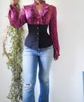 Y2K Office Siren Top