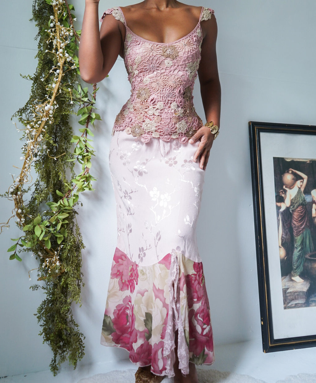 Baby Pink Fairy Maxi Skirt