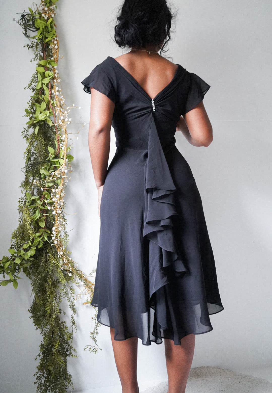 Y2K Black Cocktail Dress