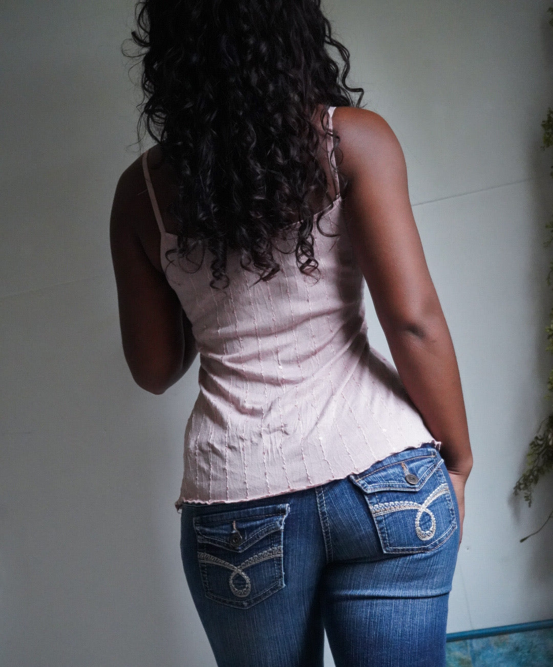 Y2K Dusty Mauve Romantic Coquette Cami