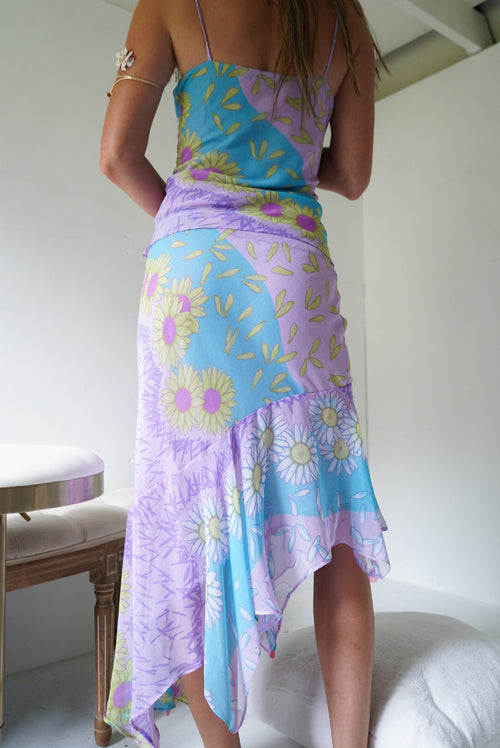 Y2k fairy beaded set with tops and skirt