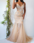 Rhinestone and Tulle Formal Dress