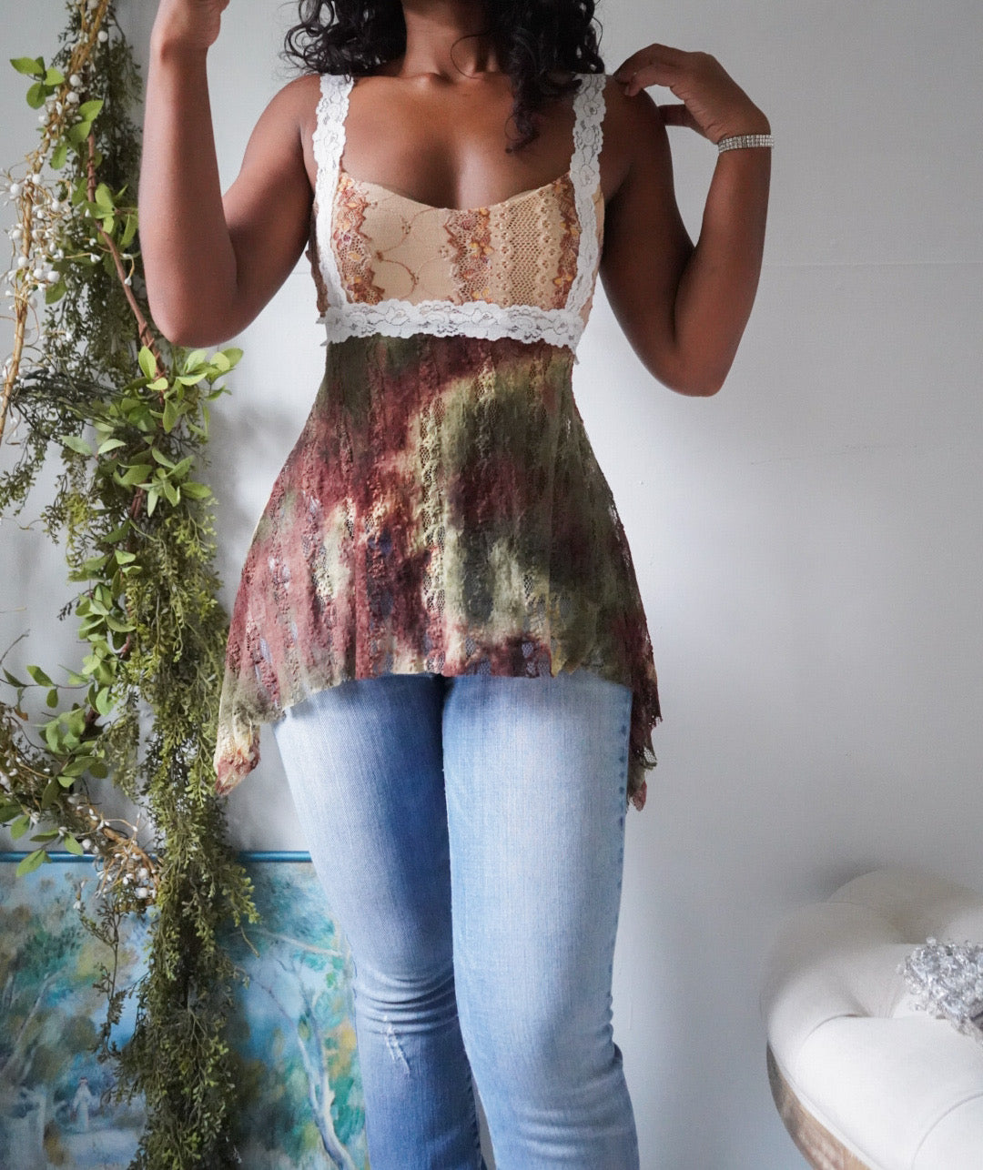 Handmade Boho Fairy Lace Top