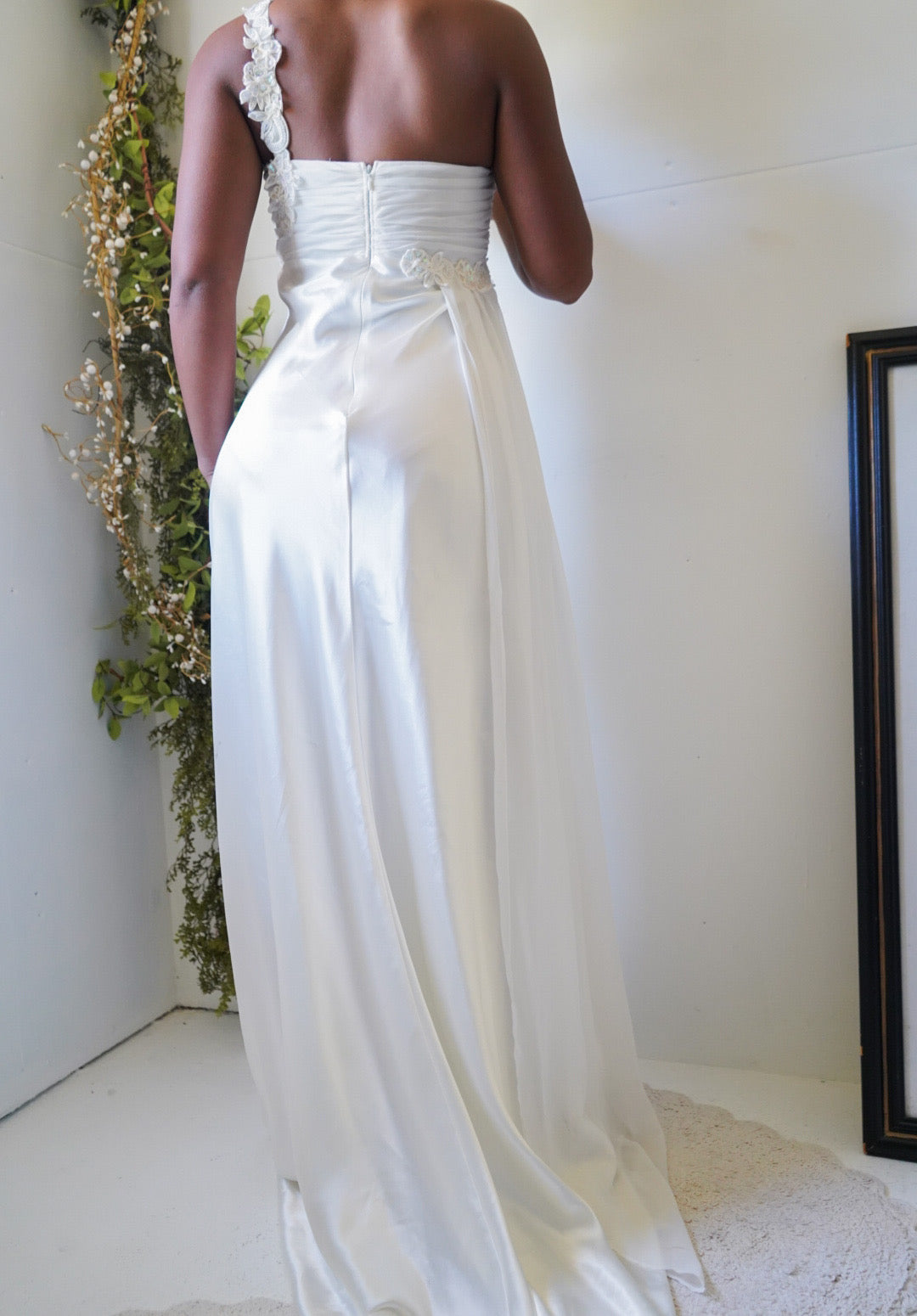 Vintage Y2K Satin Fairy Wedding Dress