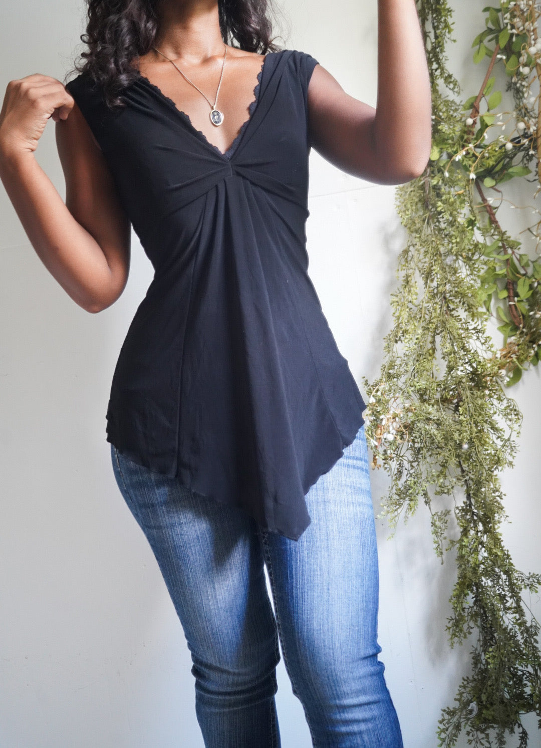 Fairy Hem Elevated Basic Y2K Top