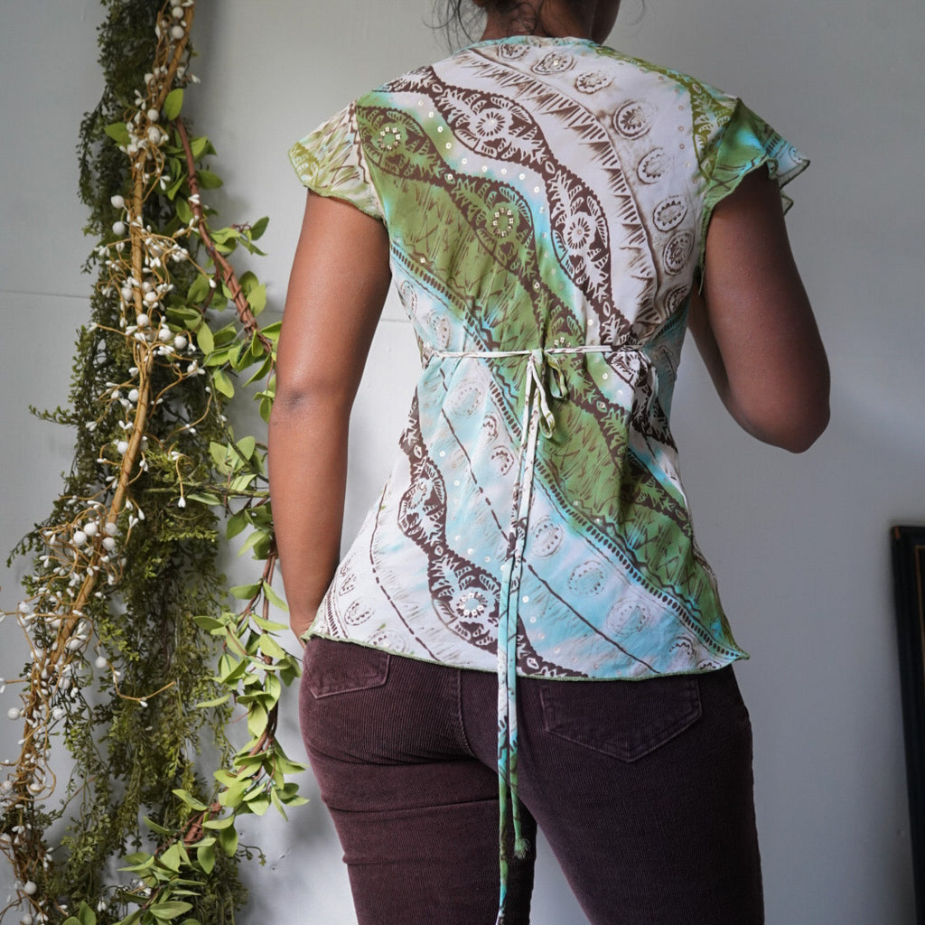Tie Back Boho Fairy Top