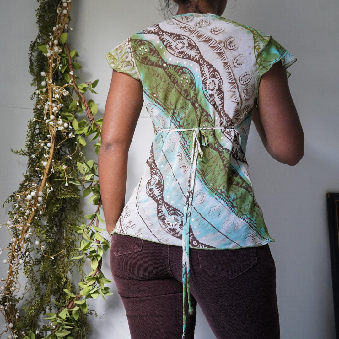 Tie Back Boho Fairy Top