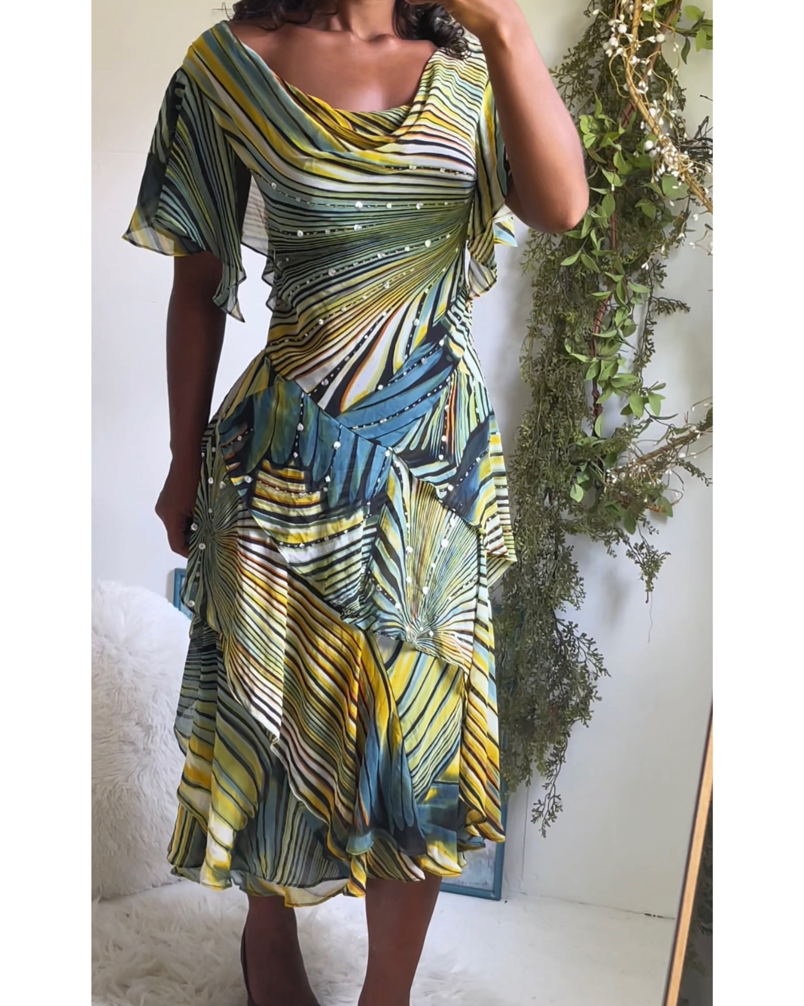 Rare Y2K Butterfly Wing Fairy Dress