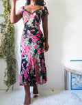 Rare Y2K Beaded Romantic Midi Dress