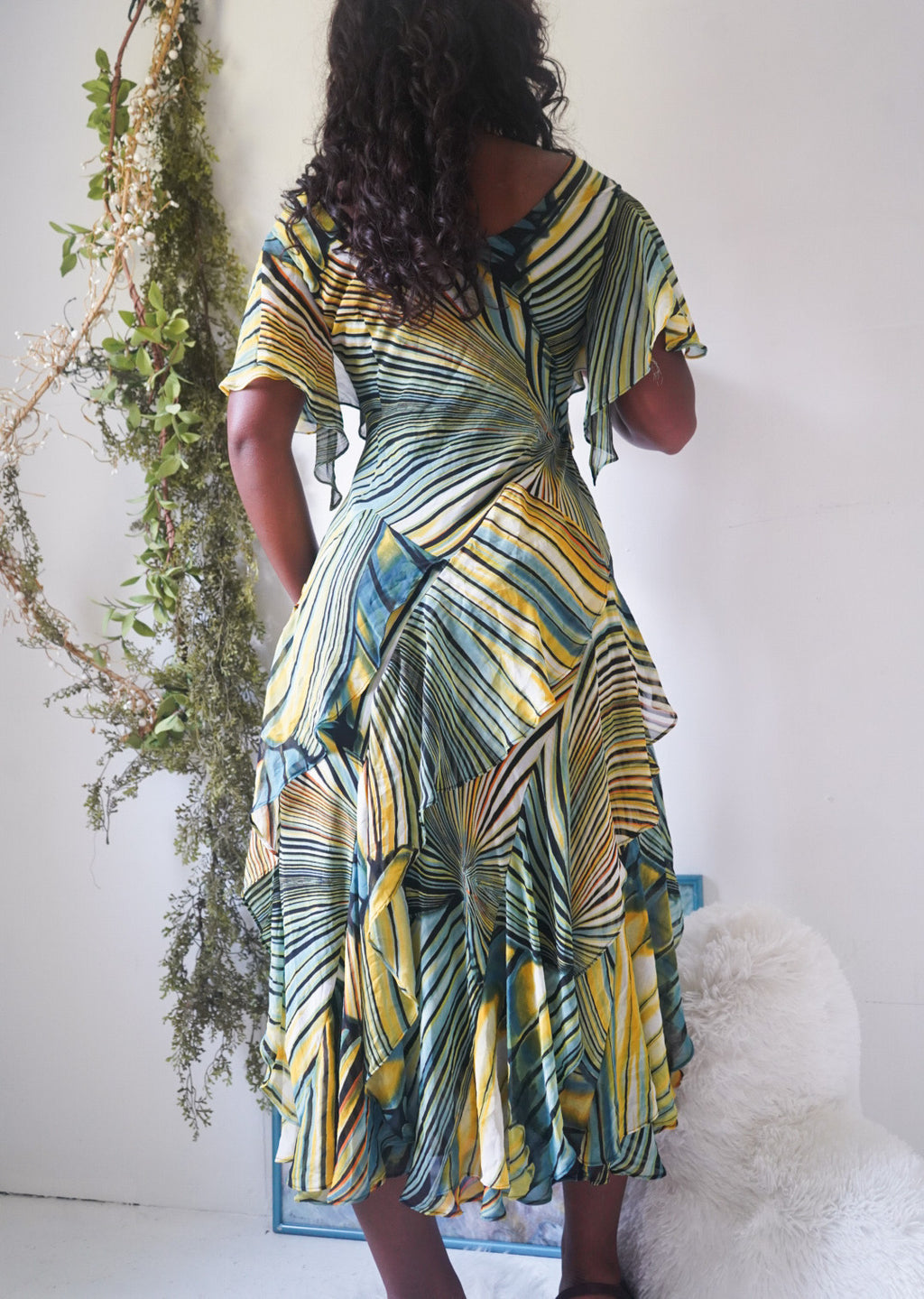 Rare Y2K Butterfly Wing Fairy Dress
