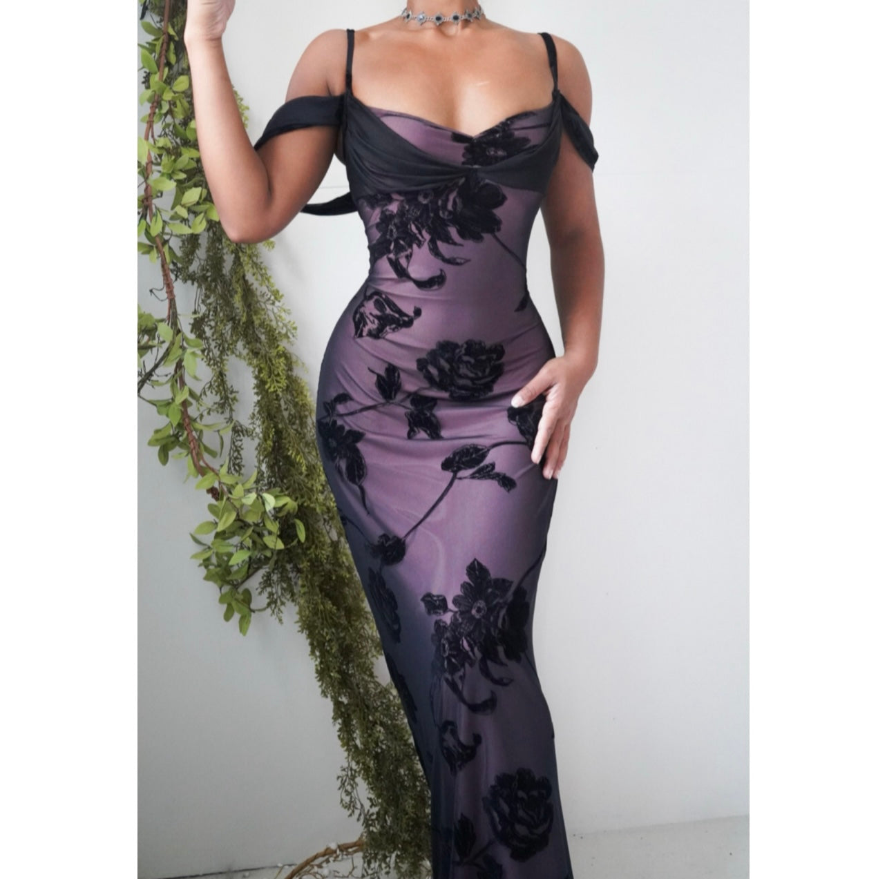 Sweetheart Draped Gown (Made to Order)