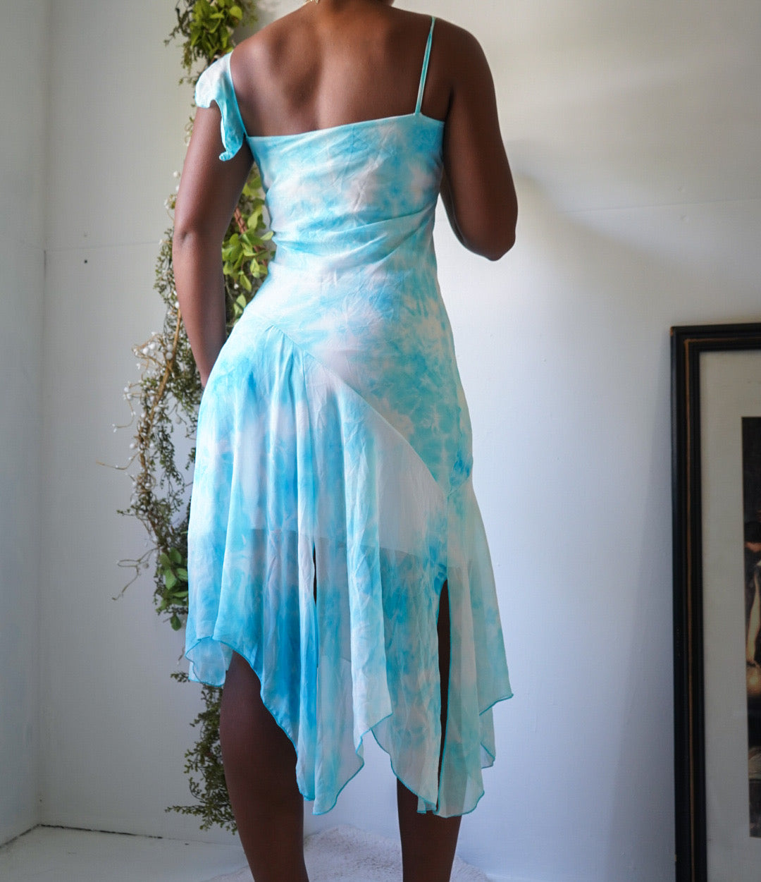 Tie Dye Mermaid Slip Dress