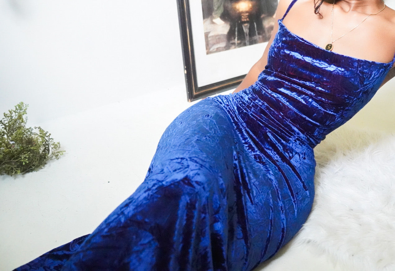 Rare 90’s Iridescent Velvet Gown