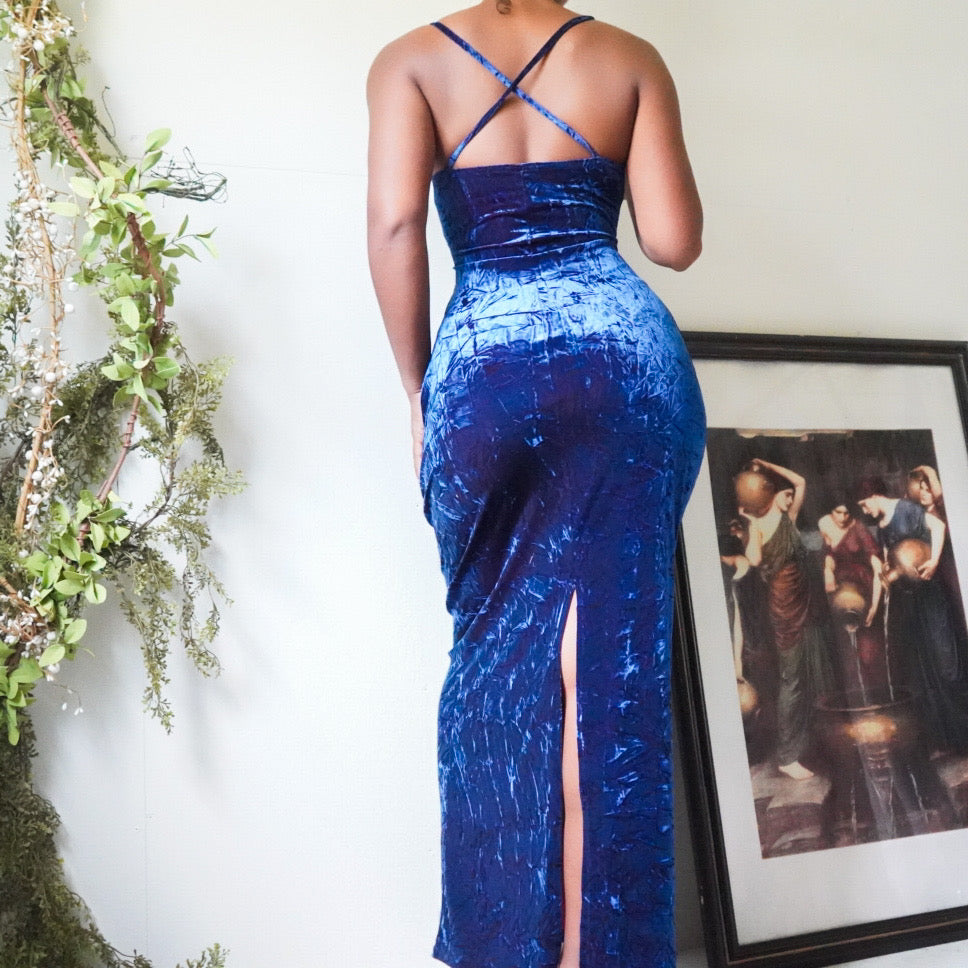 Rare 90’s Iridescent Velvet Gown