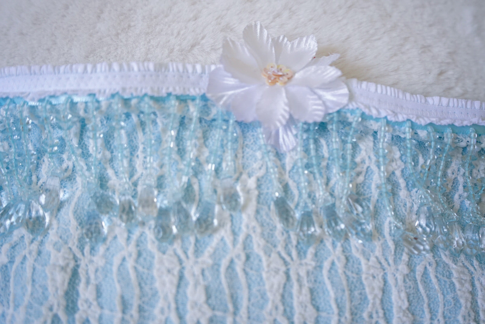 Handmade Beaded Trim Tube Top