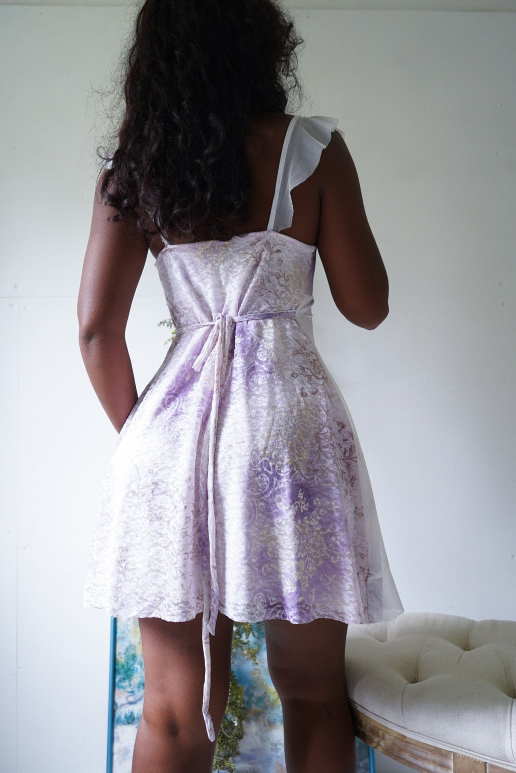 One of a Kind Handmade Lace Fairy Dress
