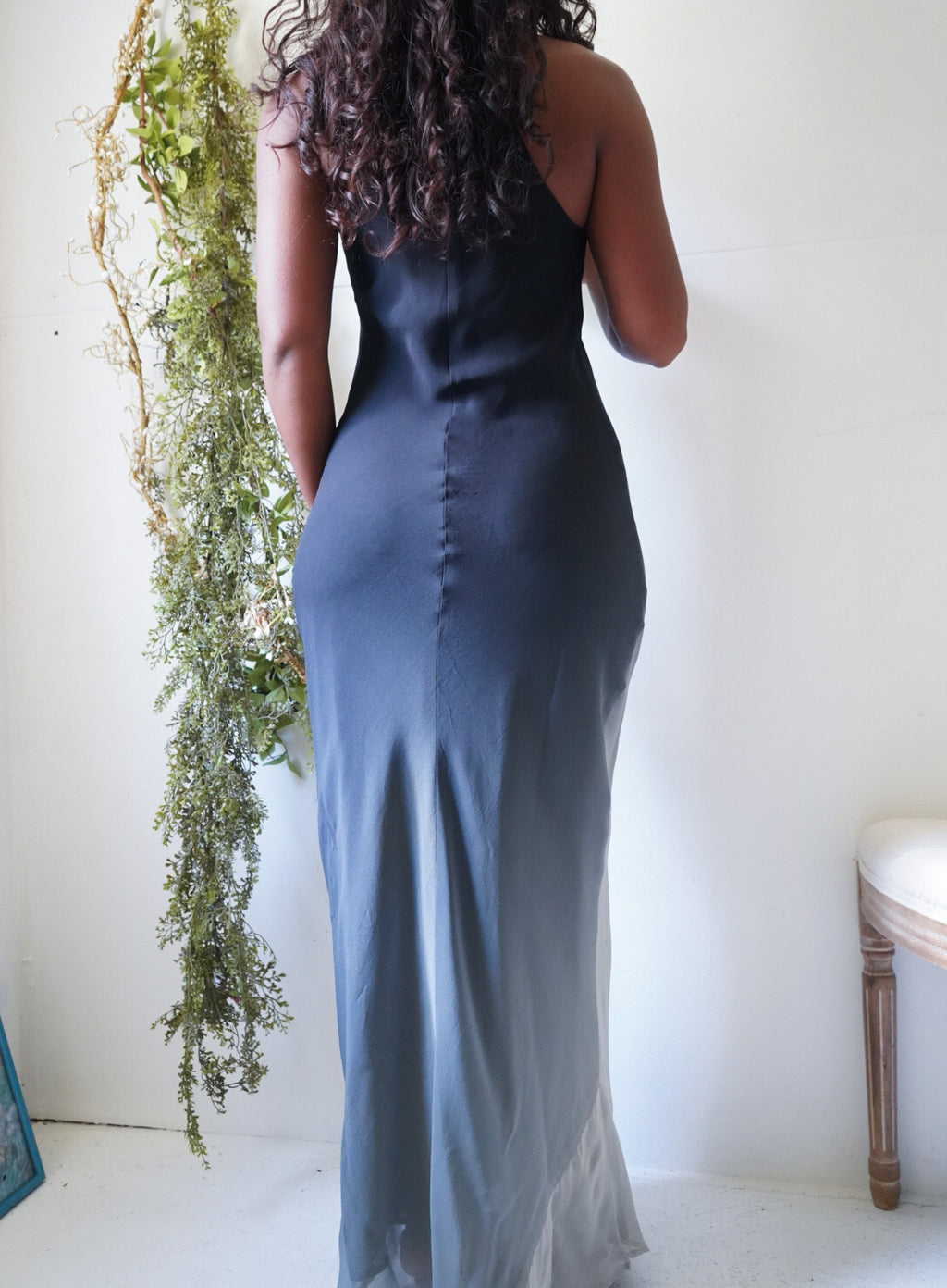 Y2K Ombre Silk Gown