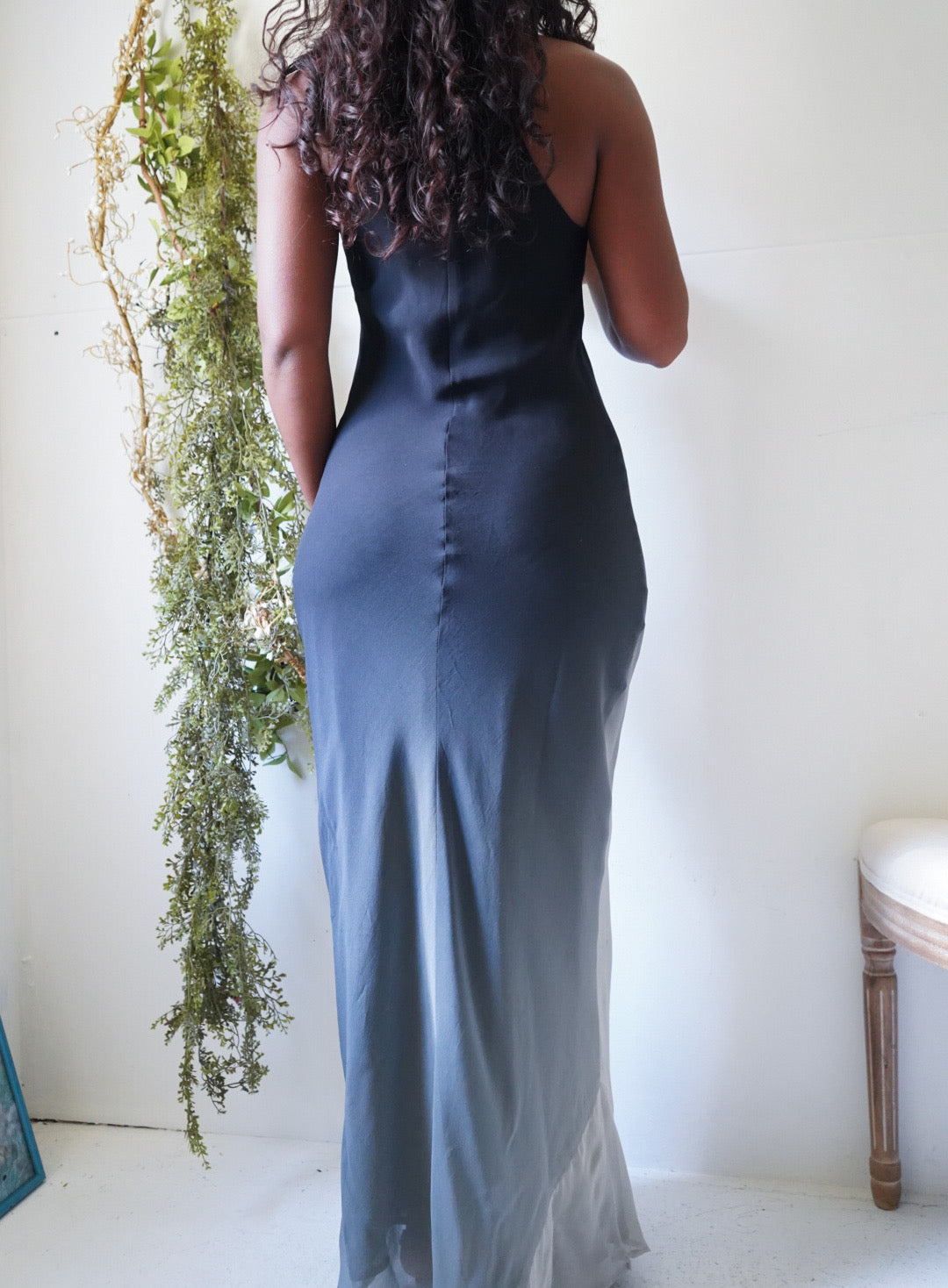 Y2K Ombre Silk Gown