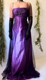 Vintage Layered Gradient Beaded Gown (M)