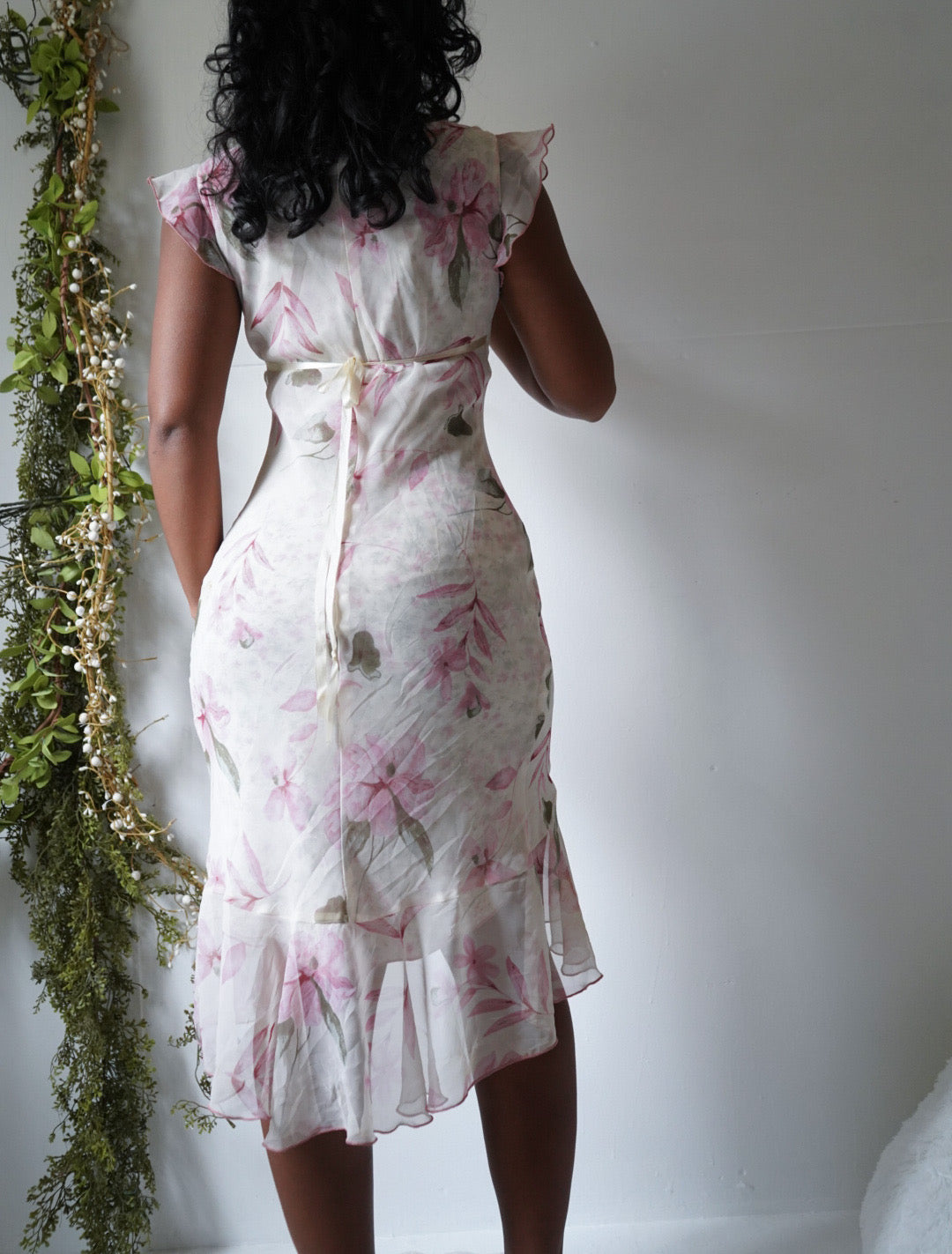 Layered Floral Y2K Coquette Dress