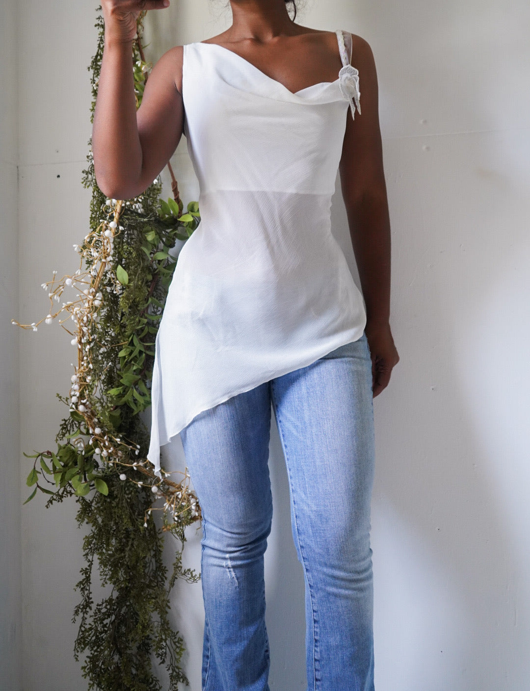 Rare Vintage Y2K Asymmetric Fairy Top