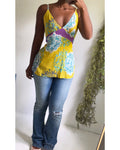 Y2K Boho Cotton Babydoll Top