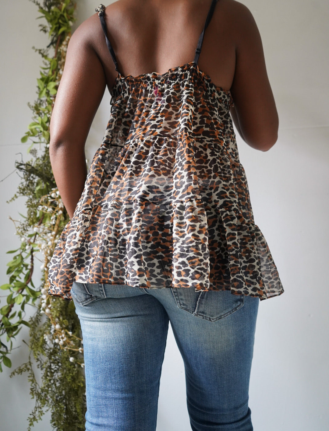 Vintage Y2K Animal Print Betsey Johnson Babydoll