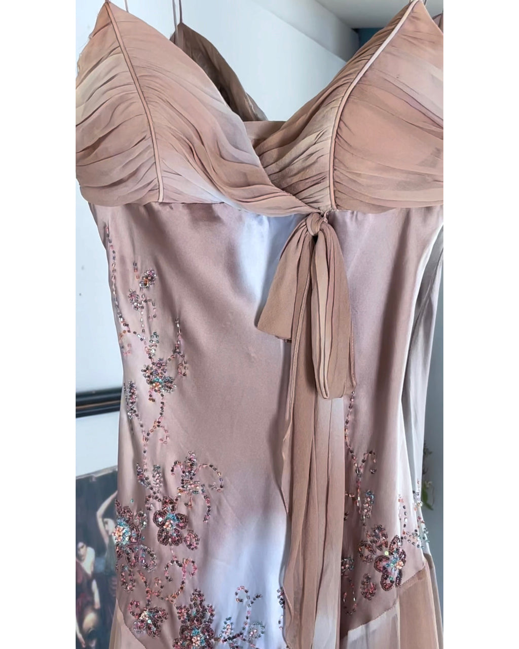 Rare Silk Beaded Fairy Dress