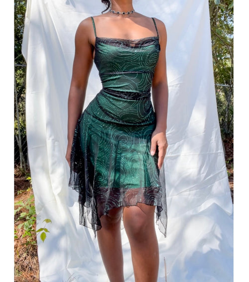 Whimsigoth Glitter Fairy Dress