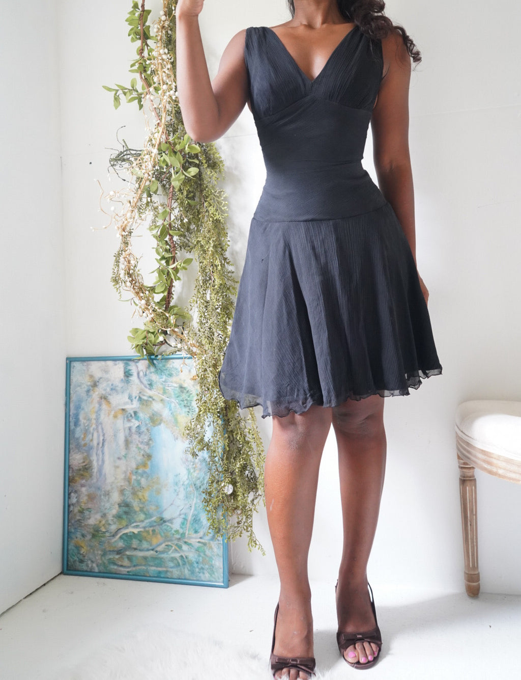Y2K Little Black Mini Dress