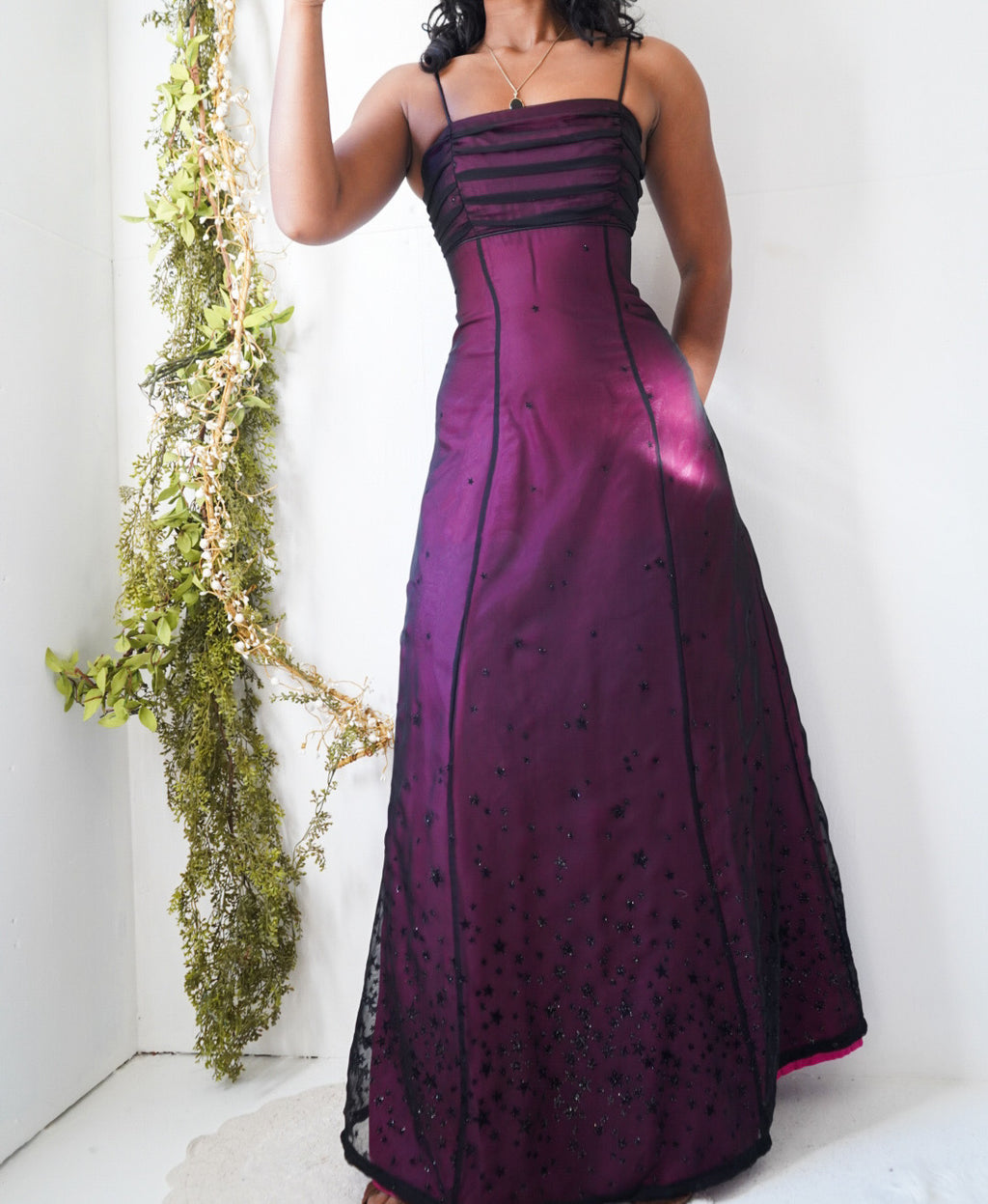 Rare Vintage Y2K Layered Star Gown