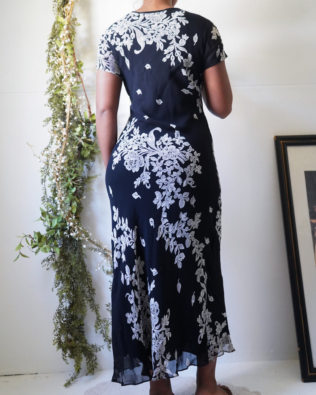 Vintage Y2K Floral Staple Maxi Dress