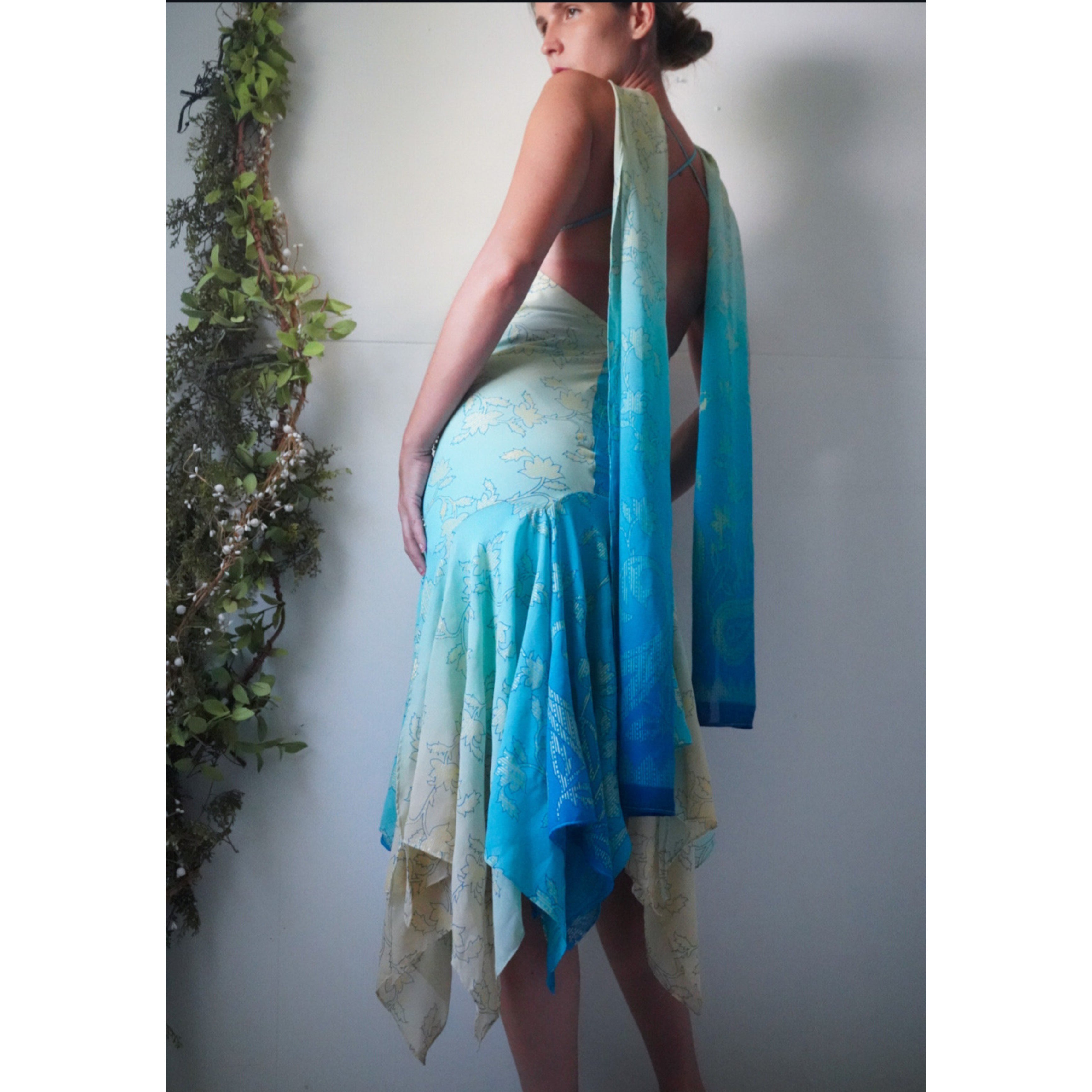 beaded fairy dress with scarf