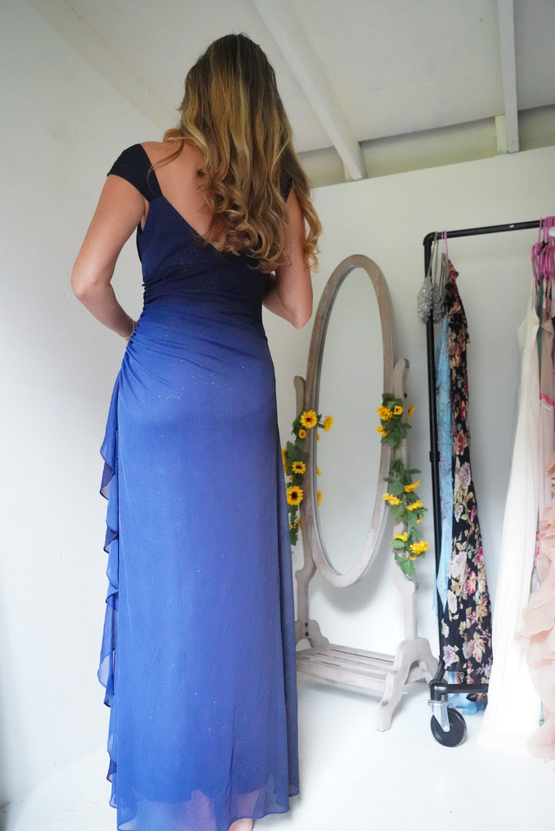 glitter gown
