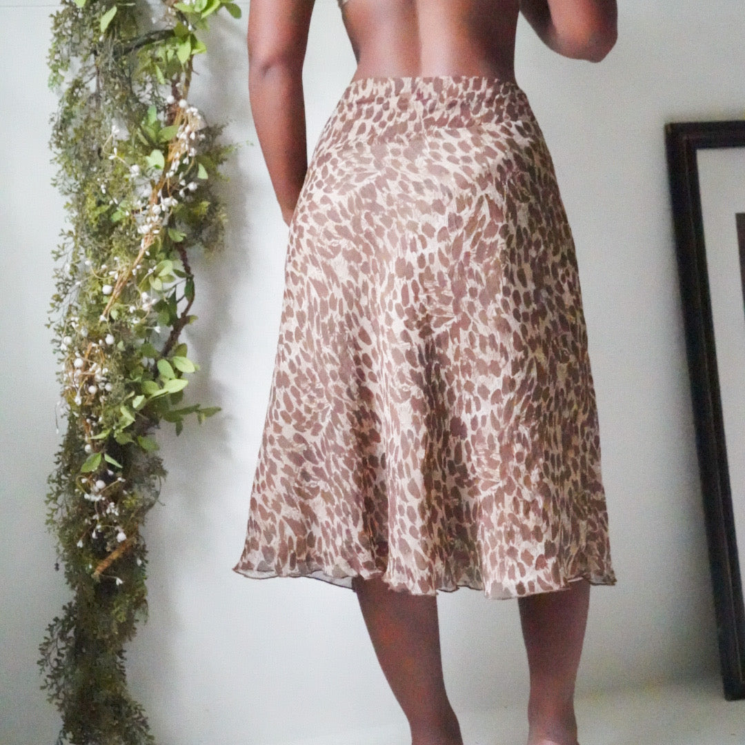 Animal Print Staple Skirt