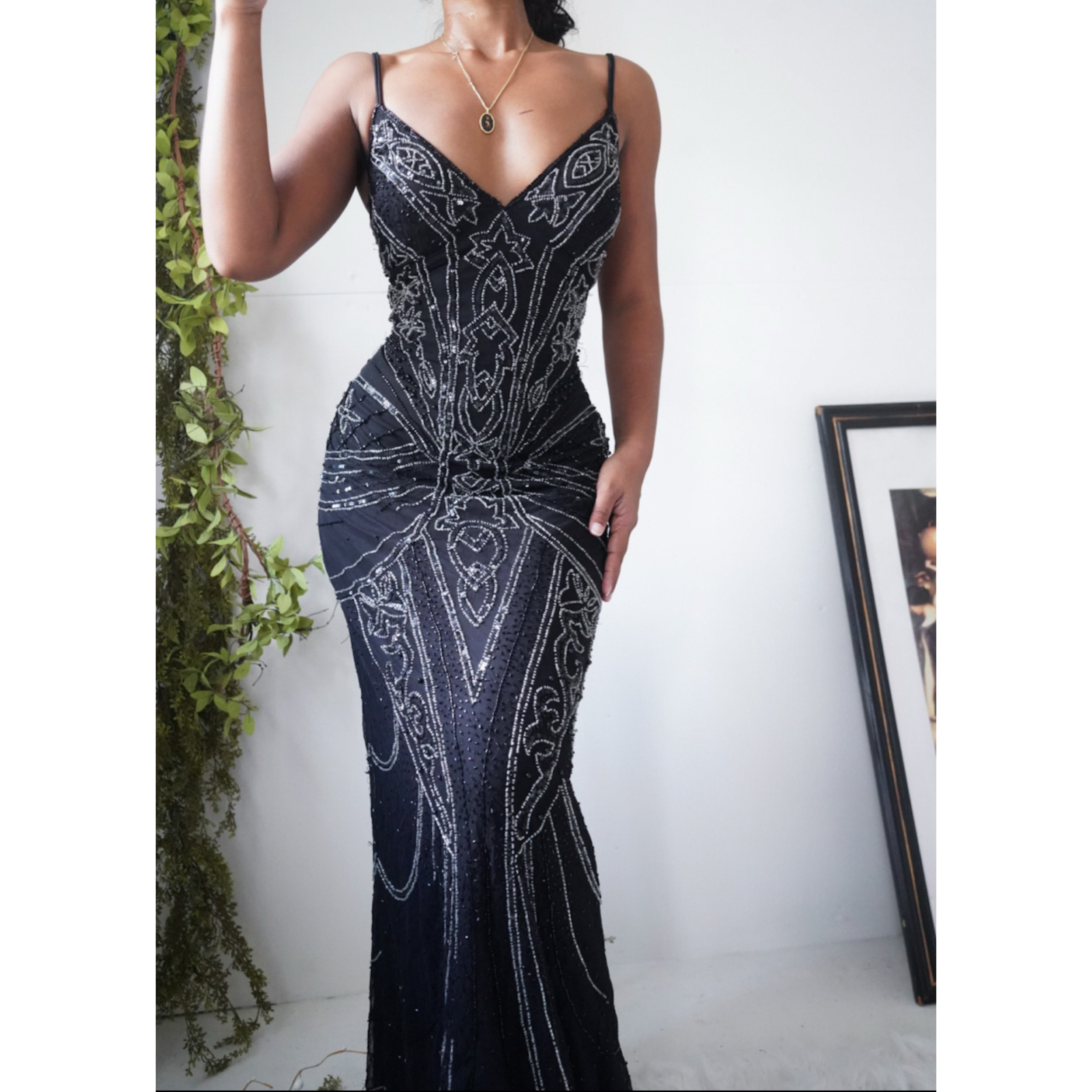 rare-black-beaded-silk-gown-image